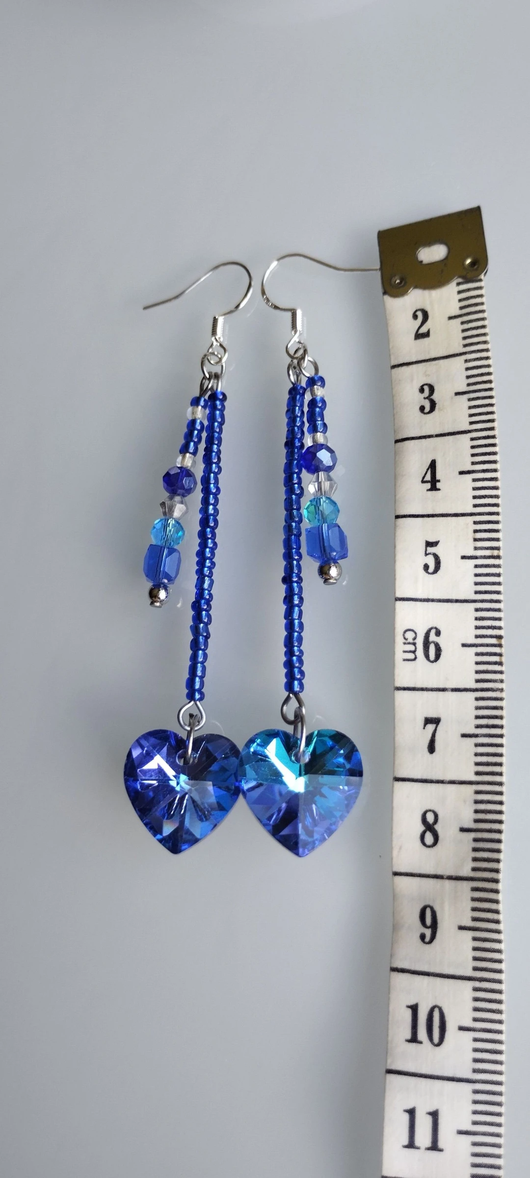 💙🌊💎Bellos Pendientes Artesanales Modelo Corazón de la Mar💎🌊💙 – photo 6